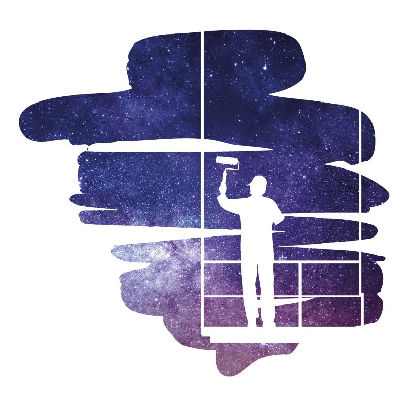 Galaxies painter gift