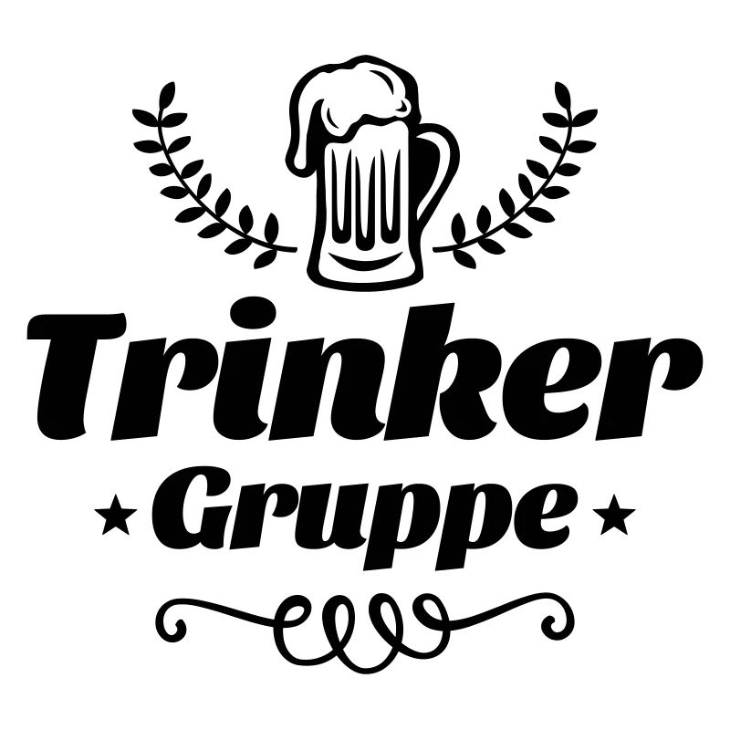 trinker gruppe bier