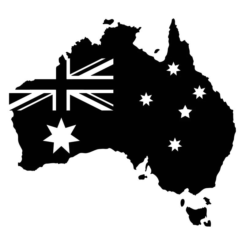 australia map design