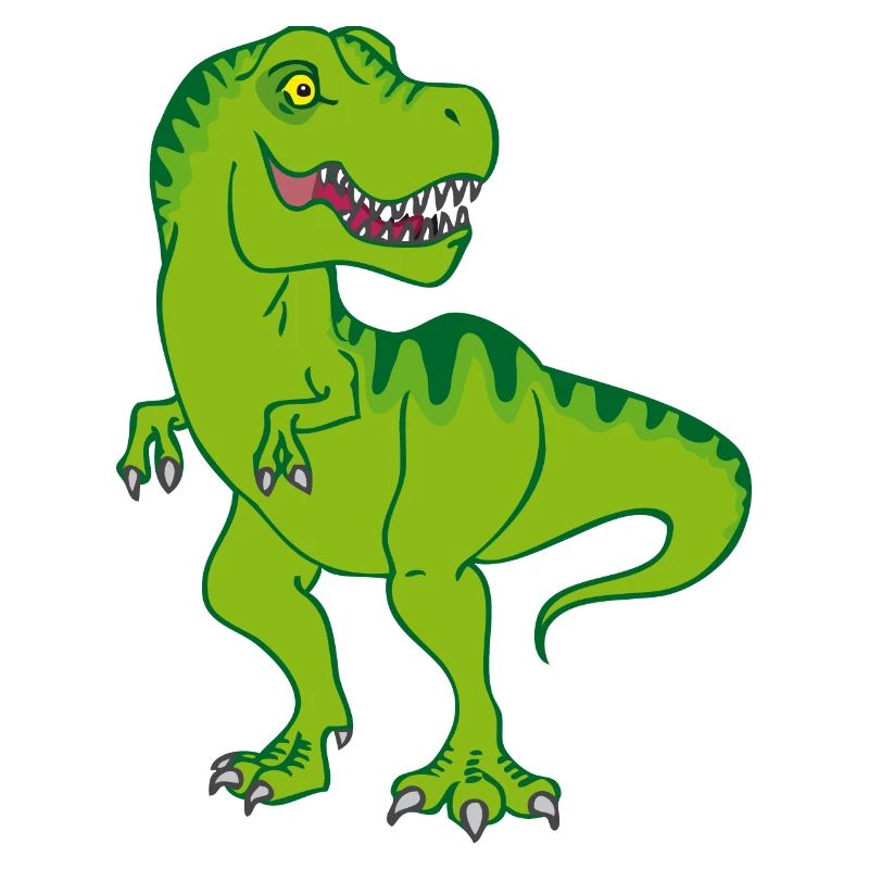 T-Rex / Green Comic Dinosaur