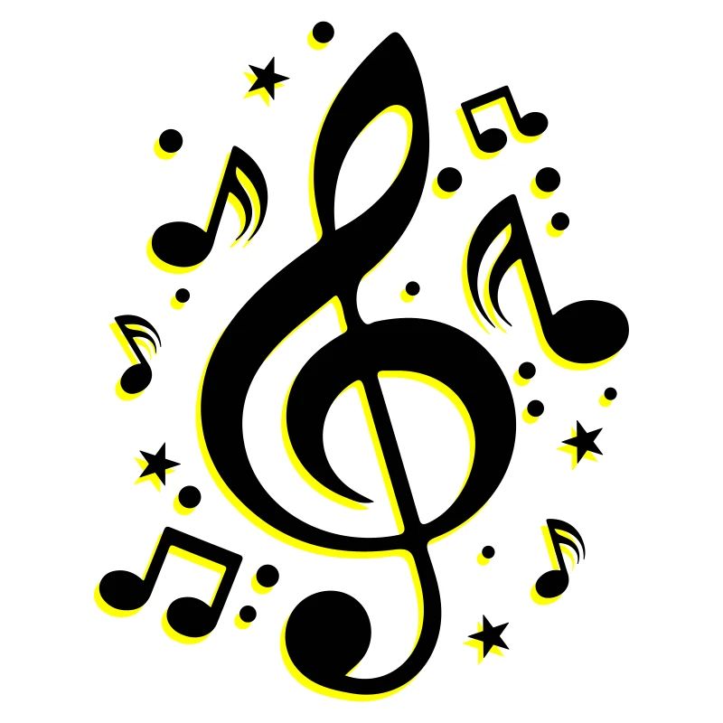 Musical Notes clef icon