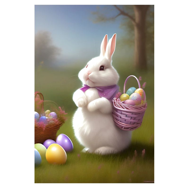 Easter Bunny with Easter Eggs