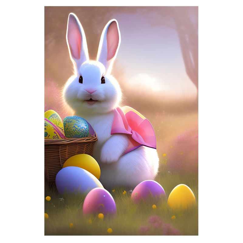 Easter Bunny with Easter Eggs