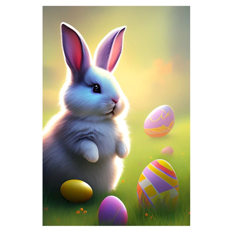 Easter Bunny with Easter Eggs