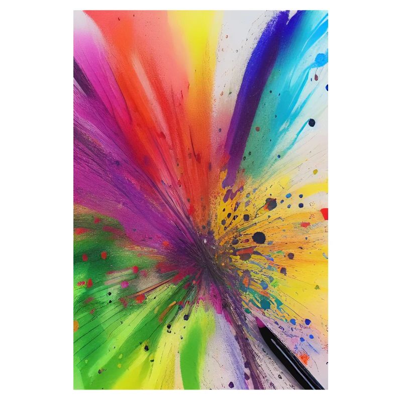 Éclaboussures de couleur