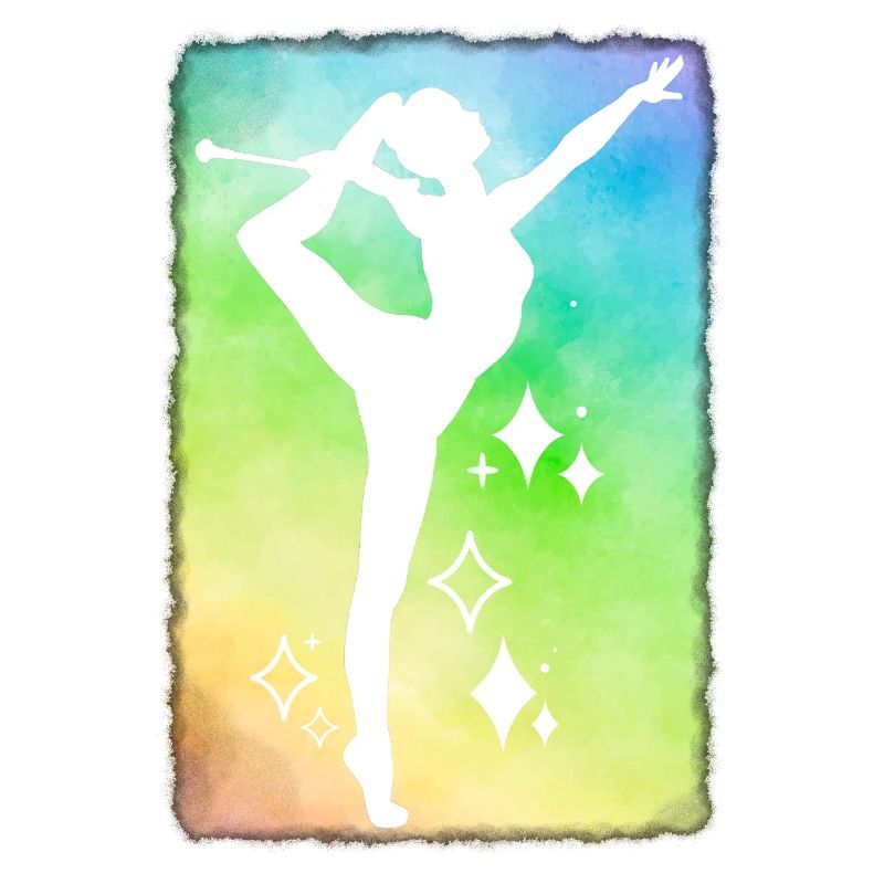 Twirleuse raindow background