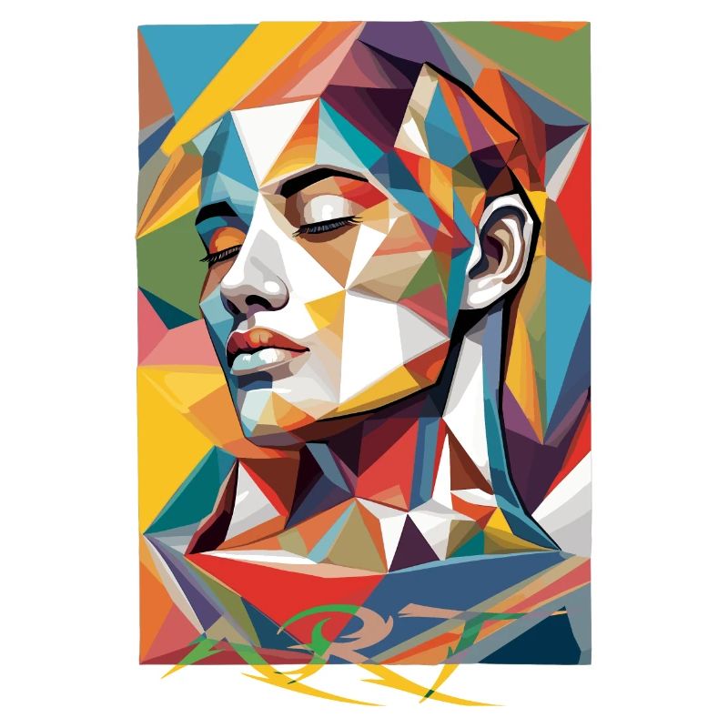 Art du visage moderne