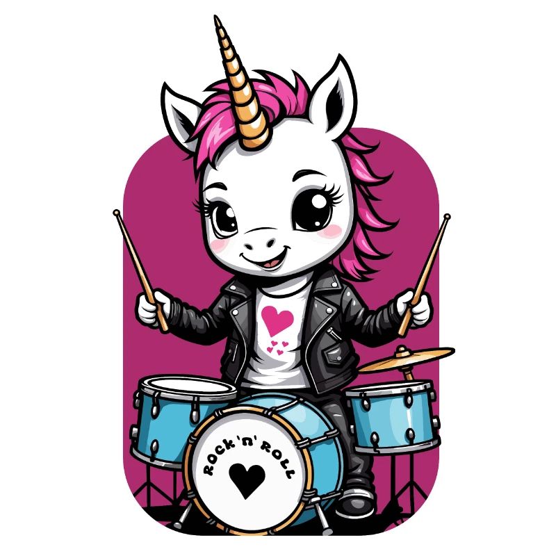 Unicorn Drummer