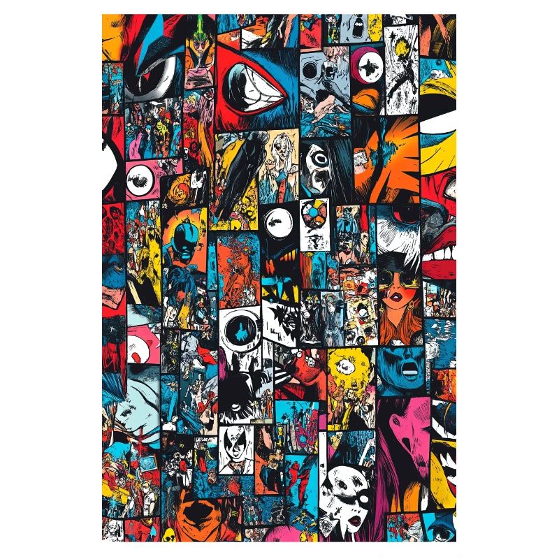 Kaleidoscope Comic Collage