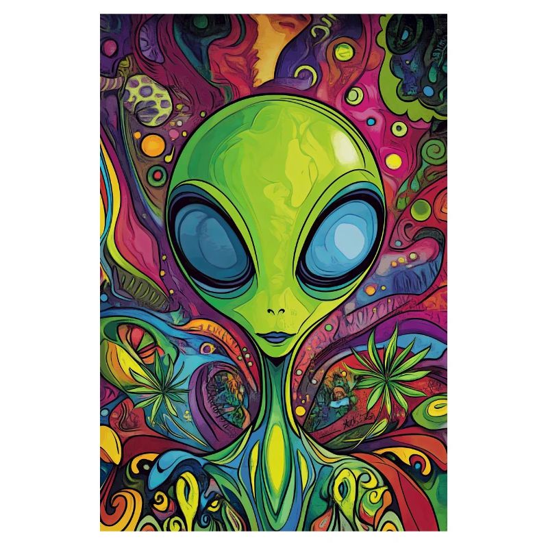 Psychedelic Alien Neon Rush