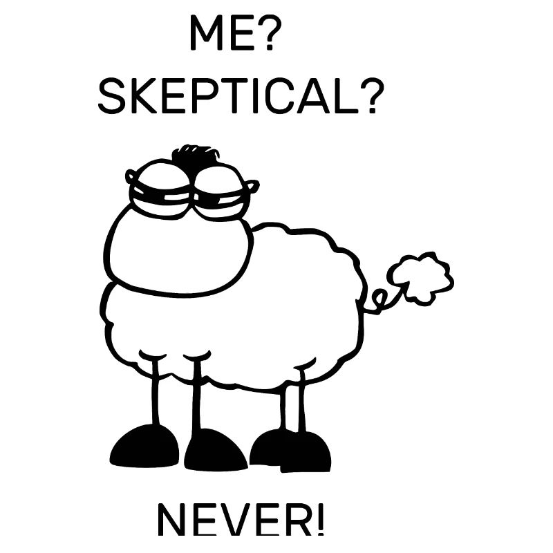 Skeptical sheep