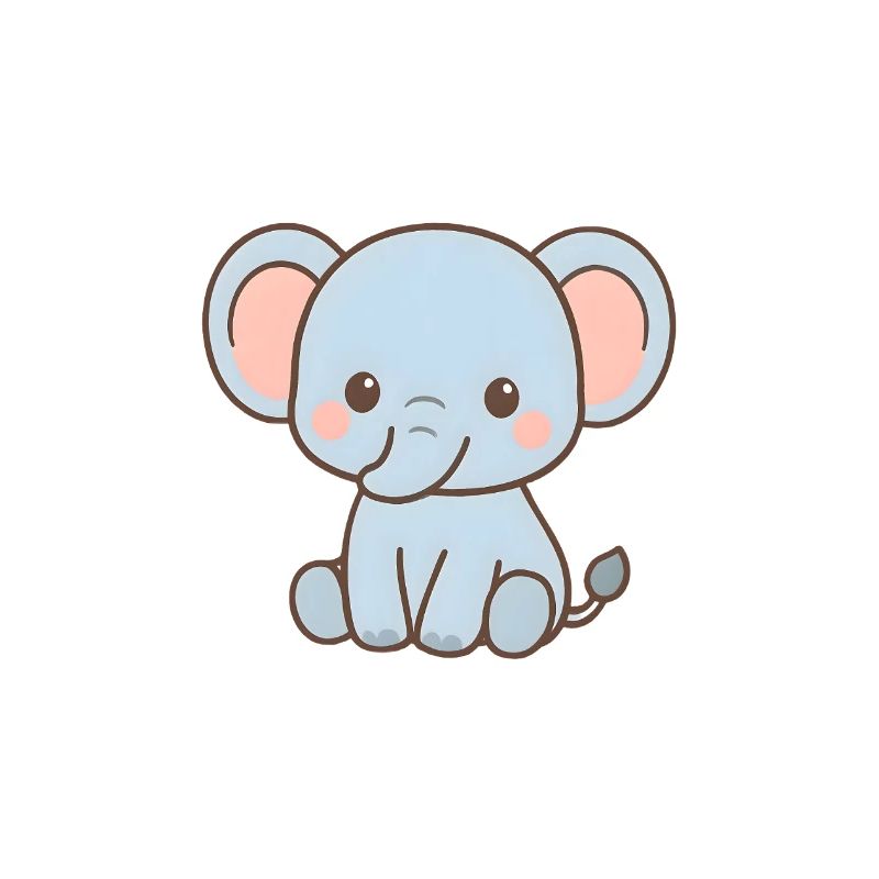 Charming Elephant Teddy Bear Design