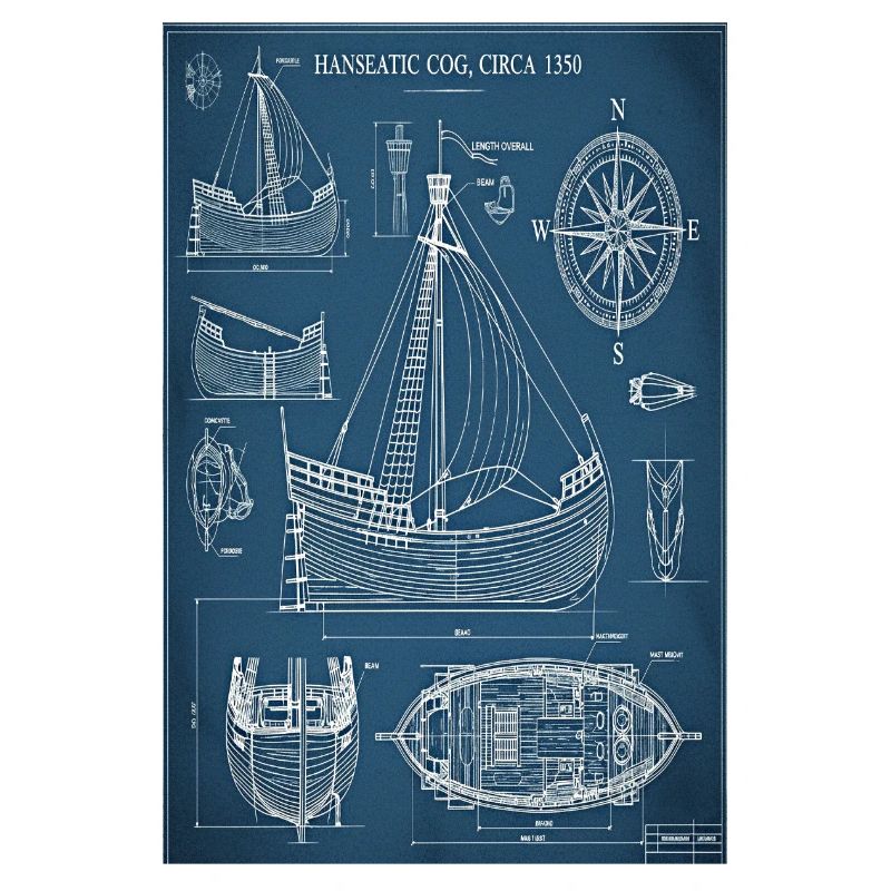 Plan de rouage hanséatique | Plan du bâtiment historique