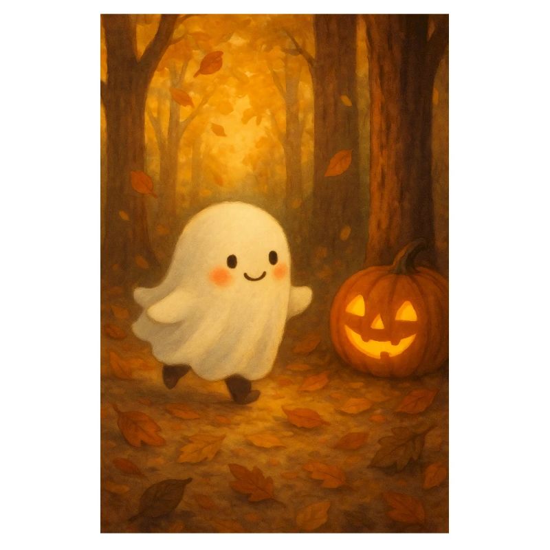 Minimalist Halloween Ghost