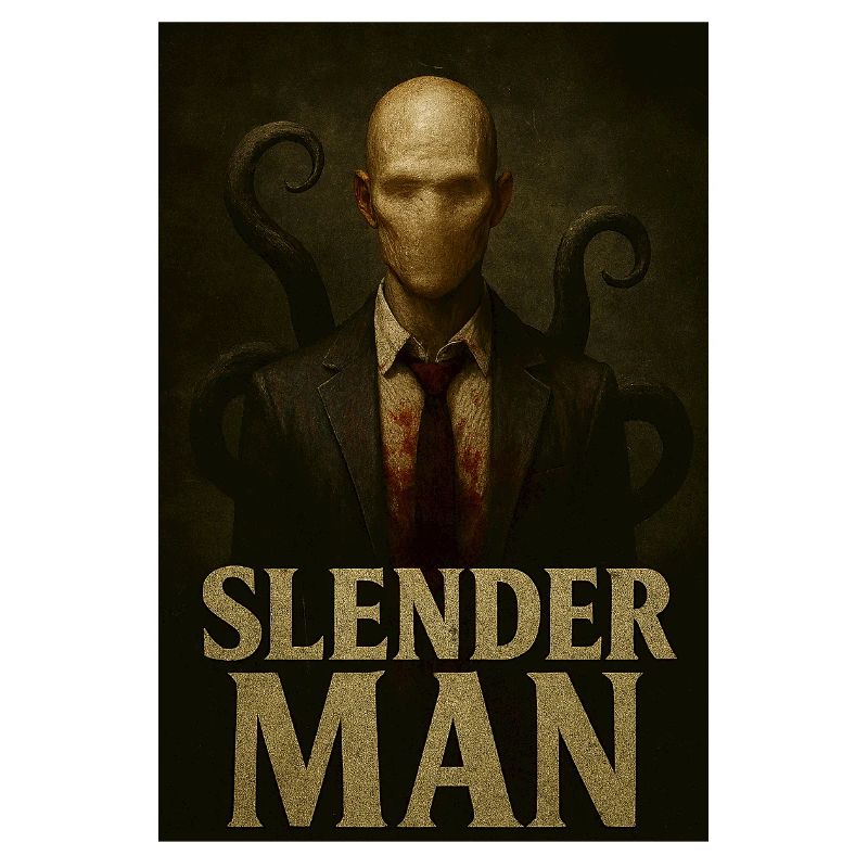 Slender Man VHS Forest Glitch Horror Tee