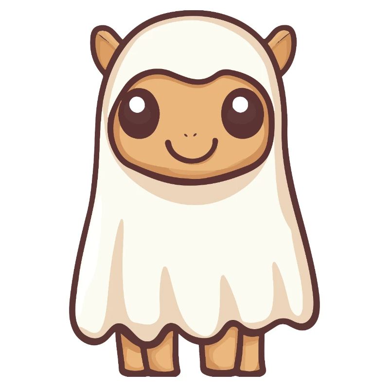 Camel Halloween Ghost