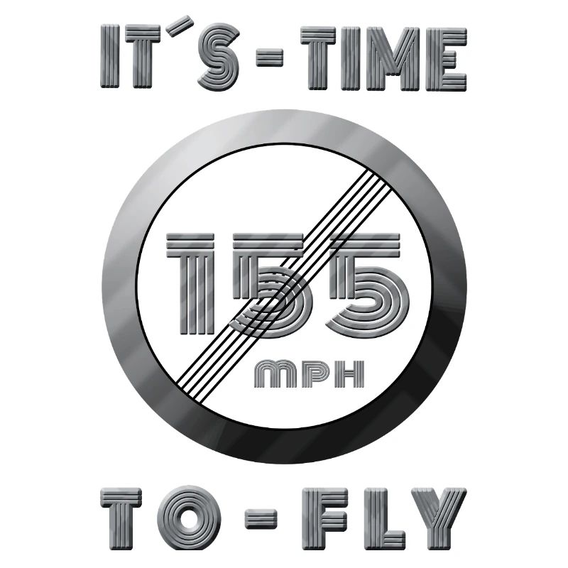 Temps de course 155 mph Design rétro