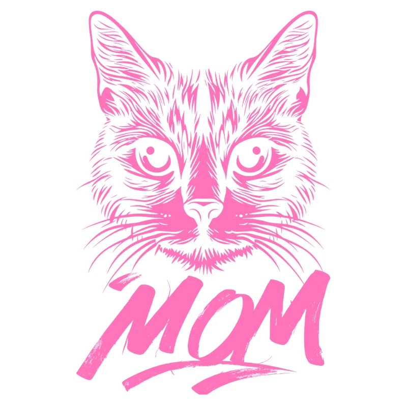 Chat Maman Chat Rose Chaton Chat Maman