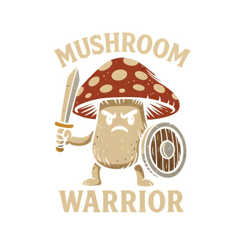 Guerrier champignon avec épée