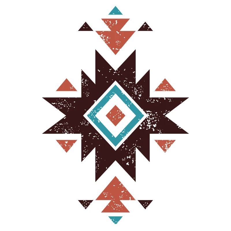 Boho-Diamant-Emblem
