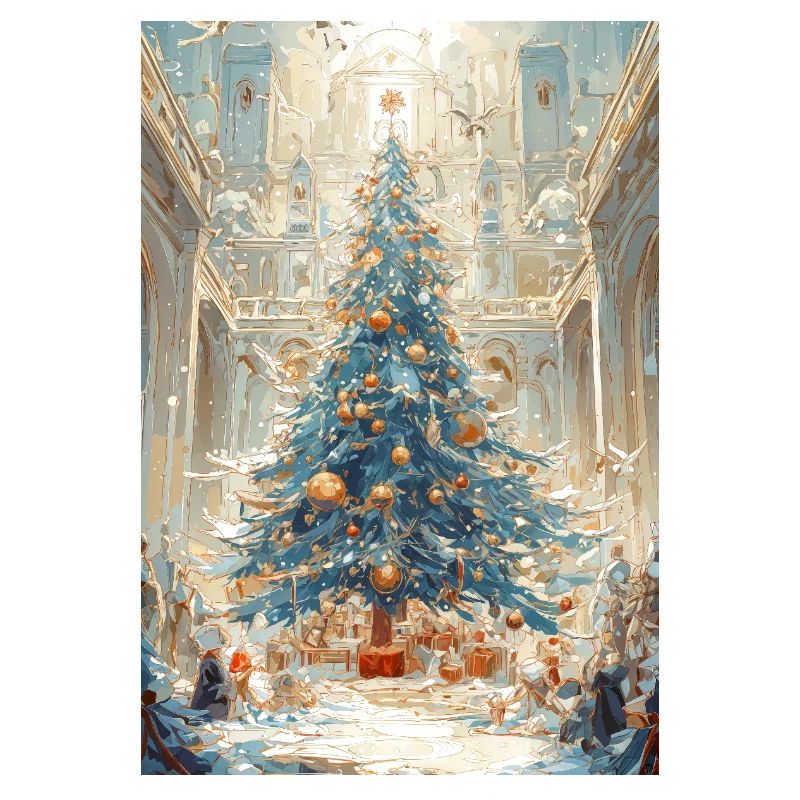 Aurora Blue Weihnachtskathedrale