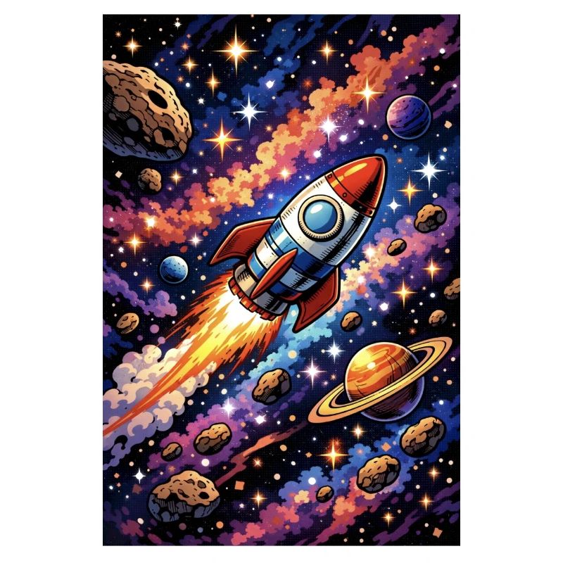 Rocket flight through cosmos