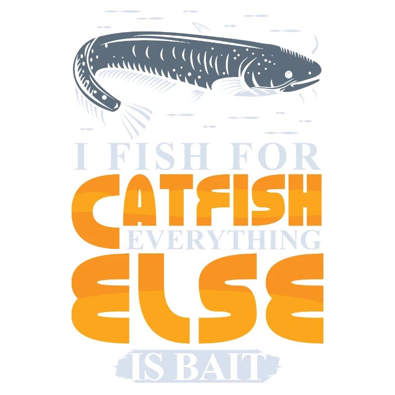 Poisson-chat pêcheur poisson-chat pêchent le poisson-chat
