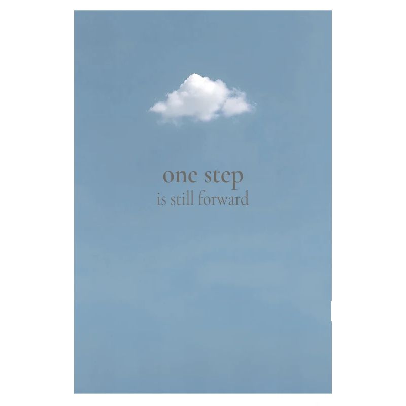 One Step Is Still Forward – Minimal Poster