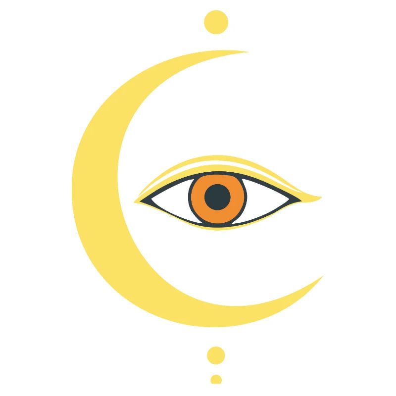 Mystical Eye & Moon