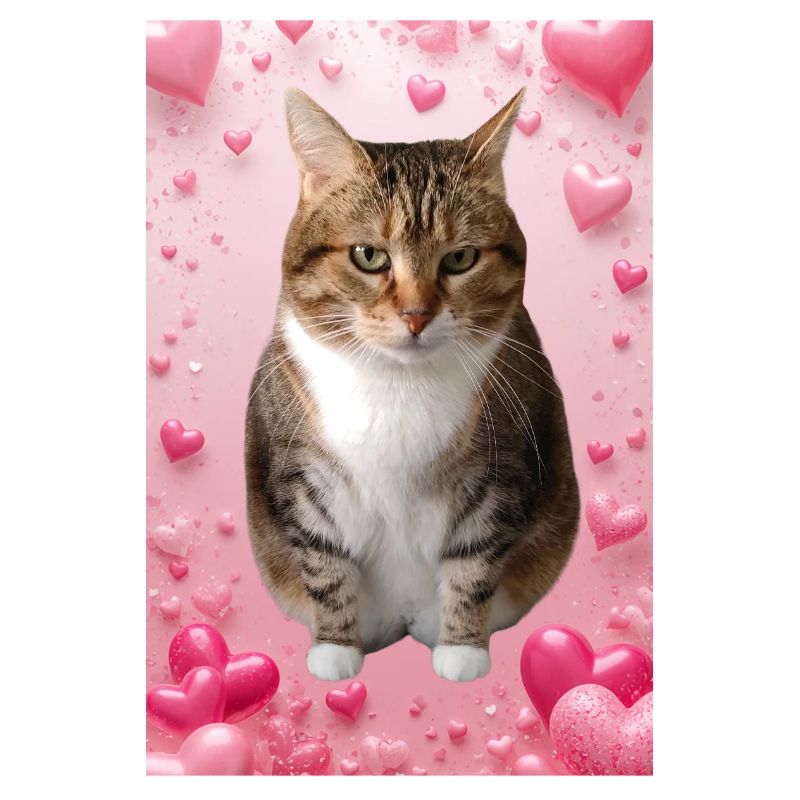 Missty-Katze mit Herzen