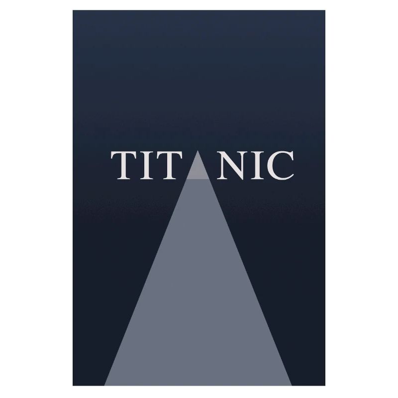 Affiche TITANIC Minimal Concept