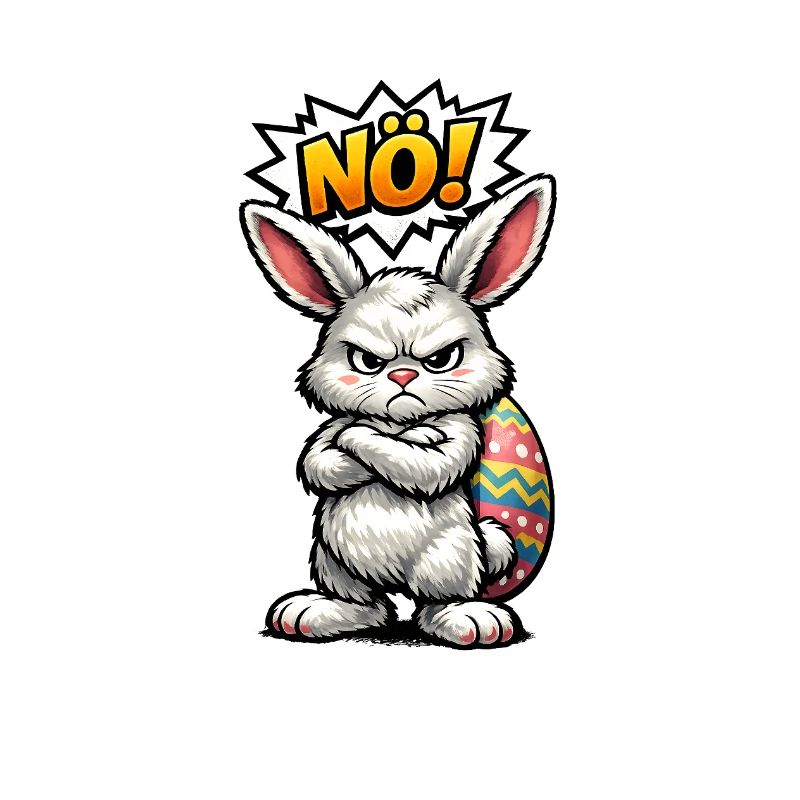 Non, Pâques lapin de Pâques