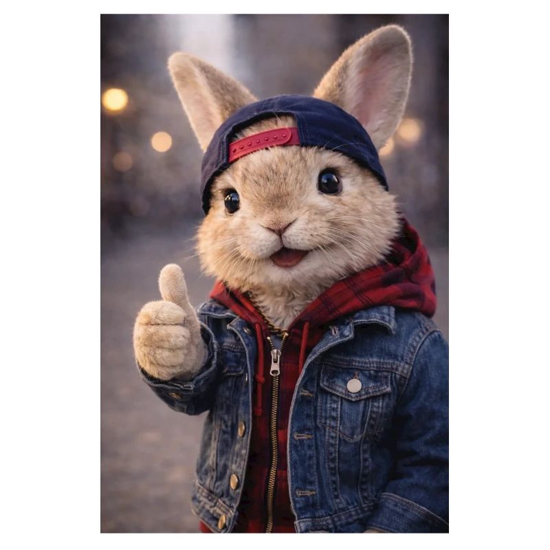 Sweat à capuche Pullover en jean