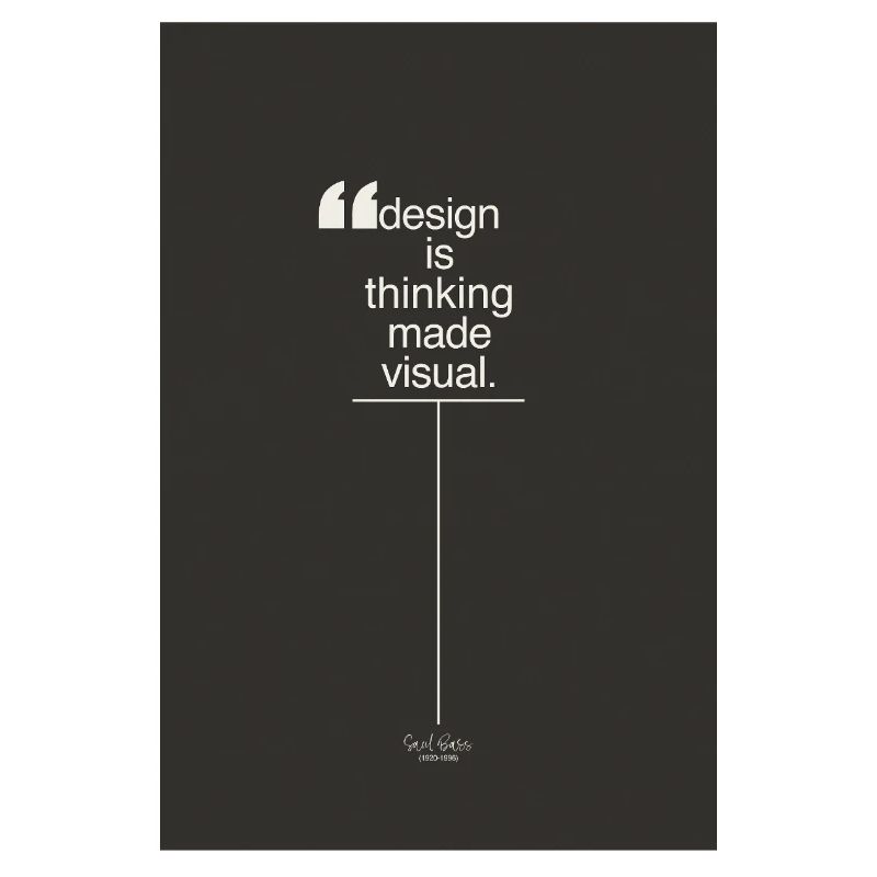 Affiche visuelle Design is Thinking Made Visual
