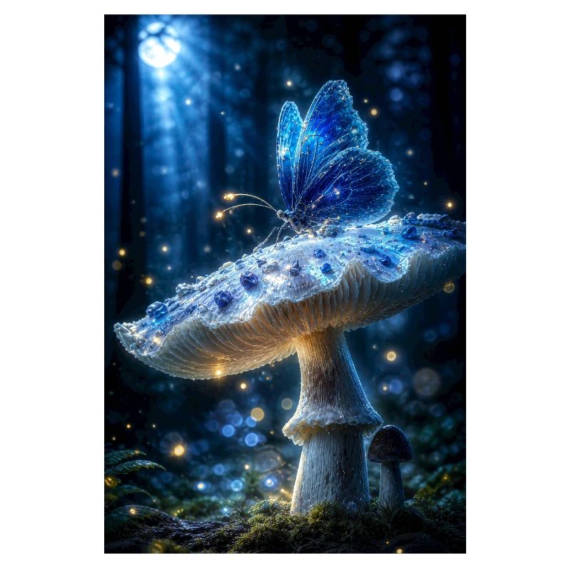 Papillon de la Forêt Bioluminescent