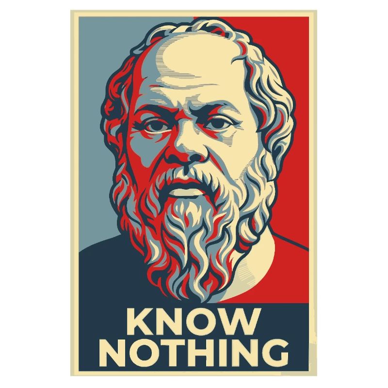 Socrates Know Nothing Pop Art Portrait