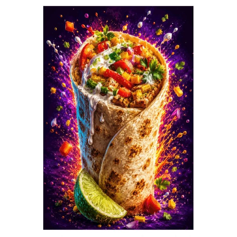 Fiesta Burrito Chargée de Feu