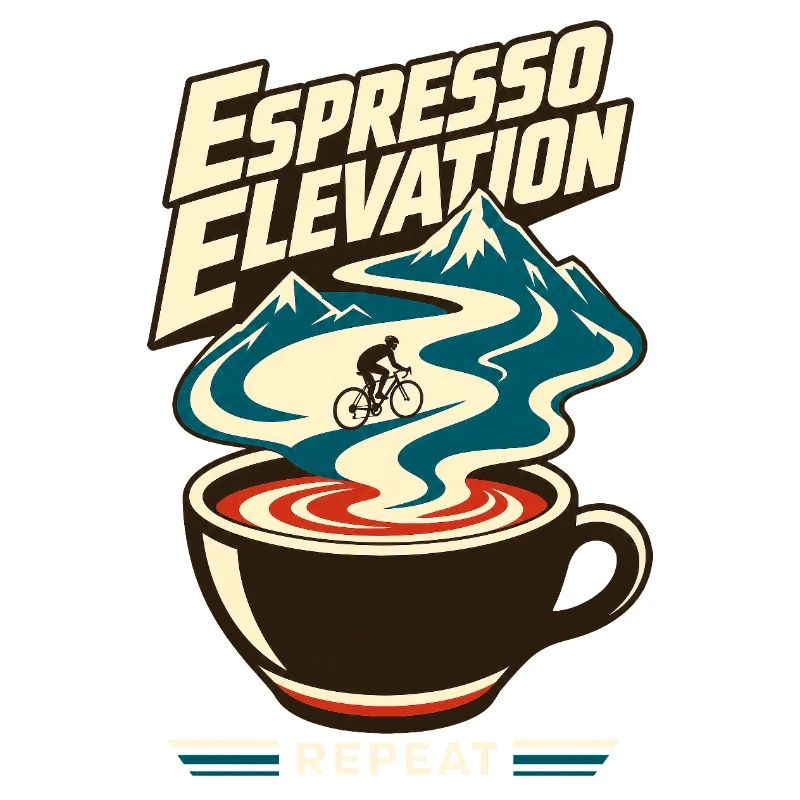 Road Cycling Espresso Elevation Mountain Climb Hum