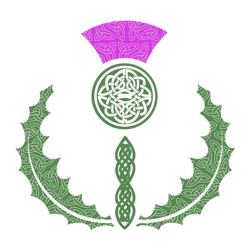 Celtic Knotwork Thistle