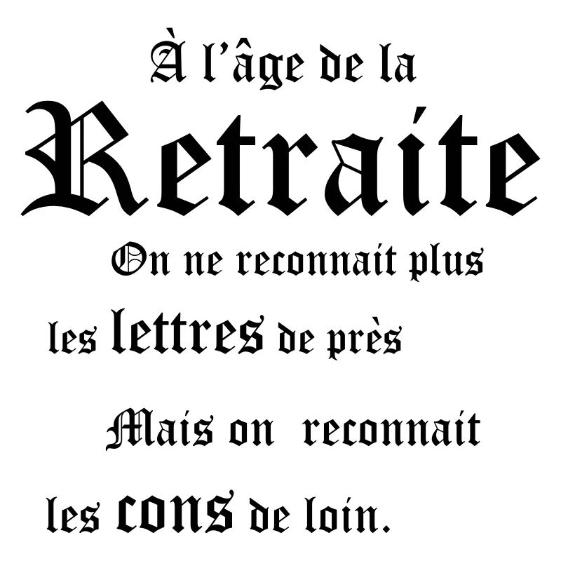 a l age de la retraite