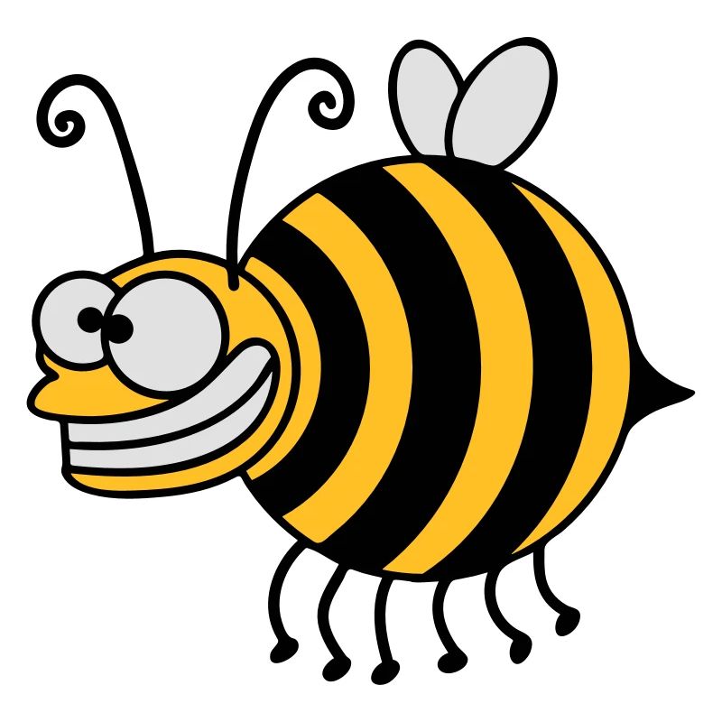 Funny thickness crazy bee