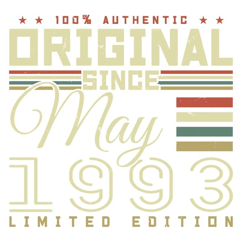 Cadeau Anniversaire Mai 1993, Gift May 1993