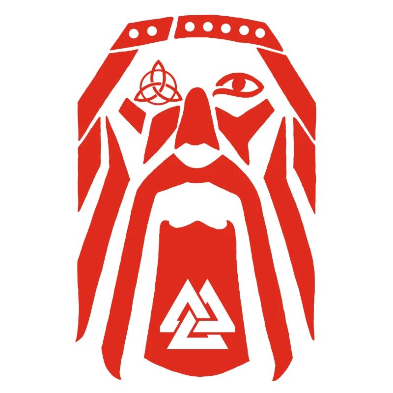 Wikingerkrieger (rot)