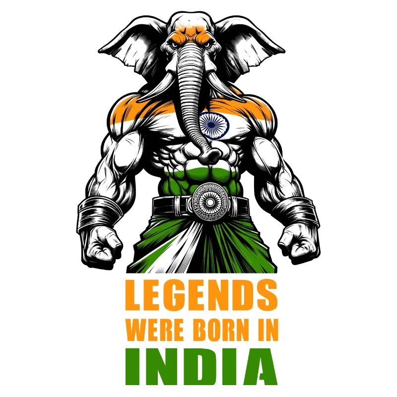 India elephant legends design