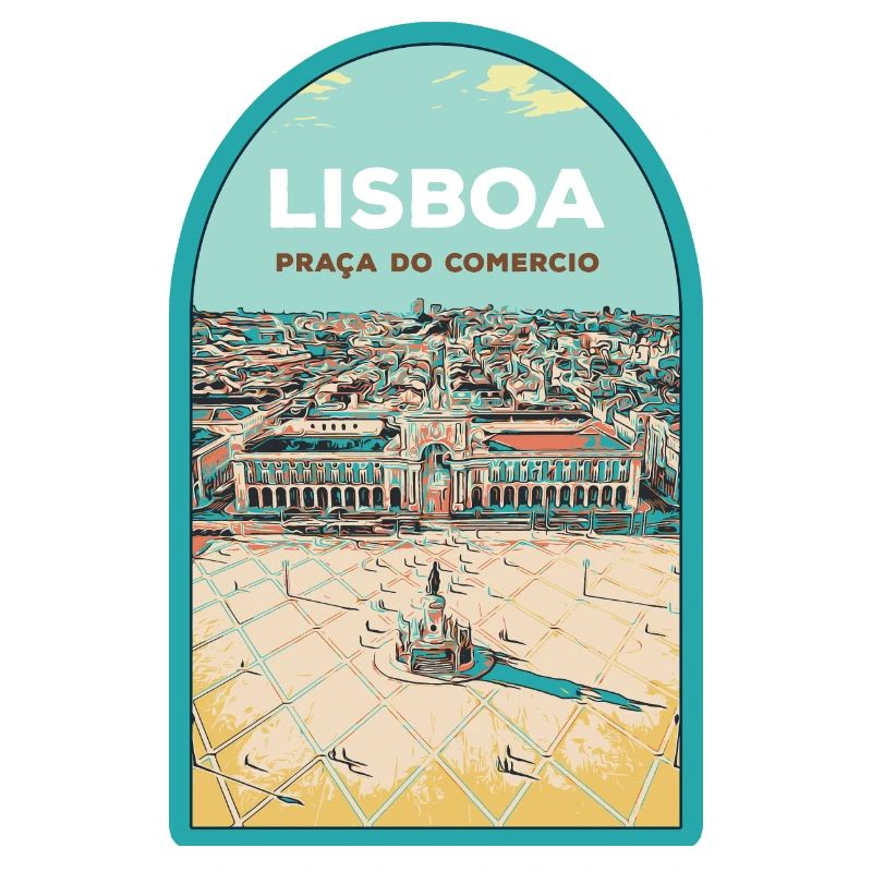 Illustration Commerce Square, Lisbon