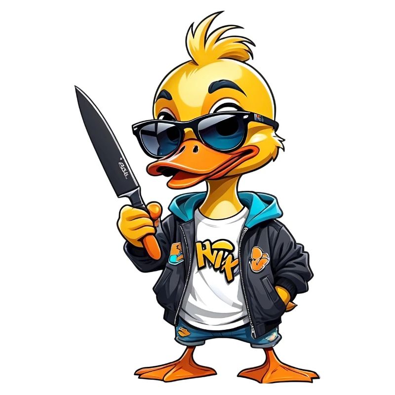 SSW33 Couteau Duck avec veste à capuche