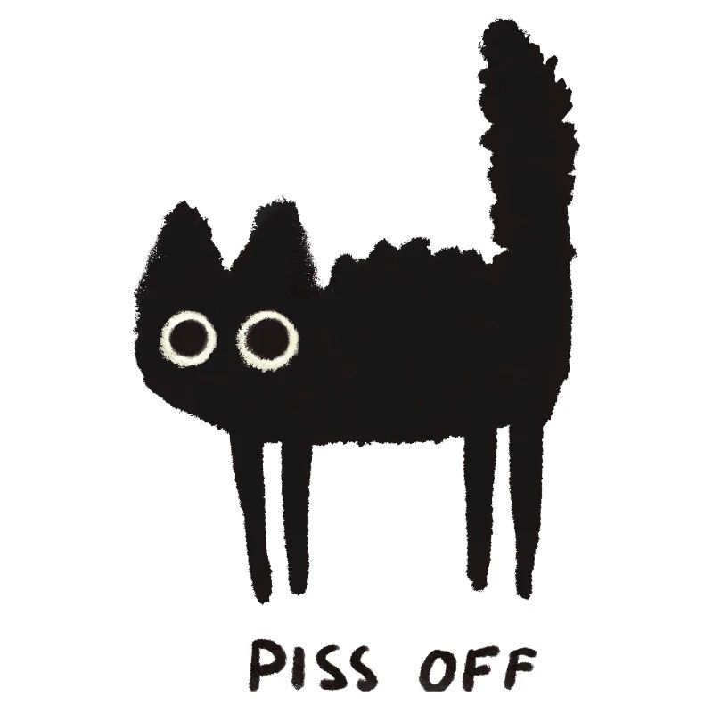 Grumpy Kitty Vibes – Leave Me Alone