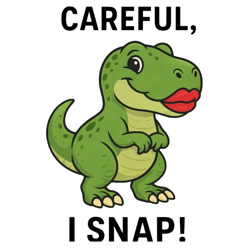 Dino T-Rex Caution I Snap Lipstick