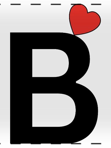B