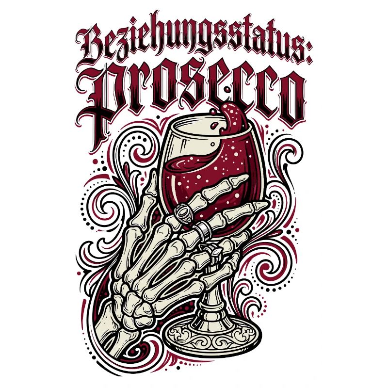 Relationship status Prosecco Funny German Wine Gift